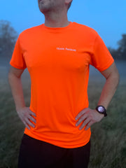 Team Awsum Electric Orange Mens Performance T-Shirt