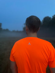 Team Awsum Electric Orange Mens Performance T-Shirt