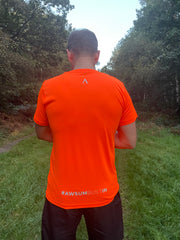 Team Awsum Electric Orange Mens Performance T-Shirt
