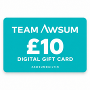 Team Awsum £10 digital gift card in turquoise