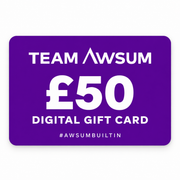 Team Awsum £50 digital gift card in purple